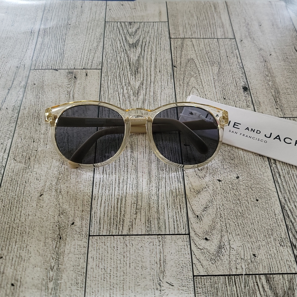 Janie and Jack Translucent Gold Kids sunglasses